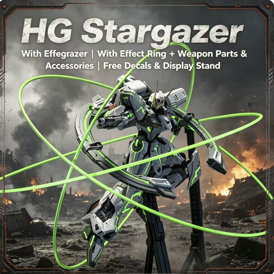 Bandai Model Gundam Hg - 47 HG Stargazer Mecha dengan Cincin