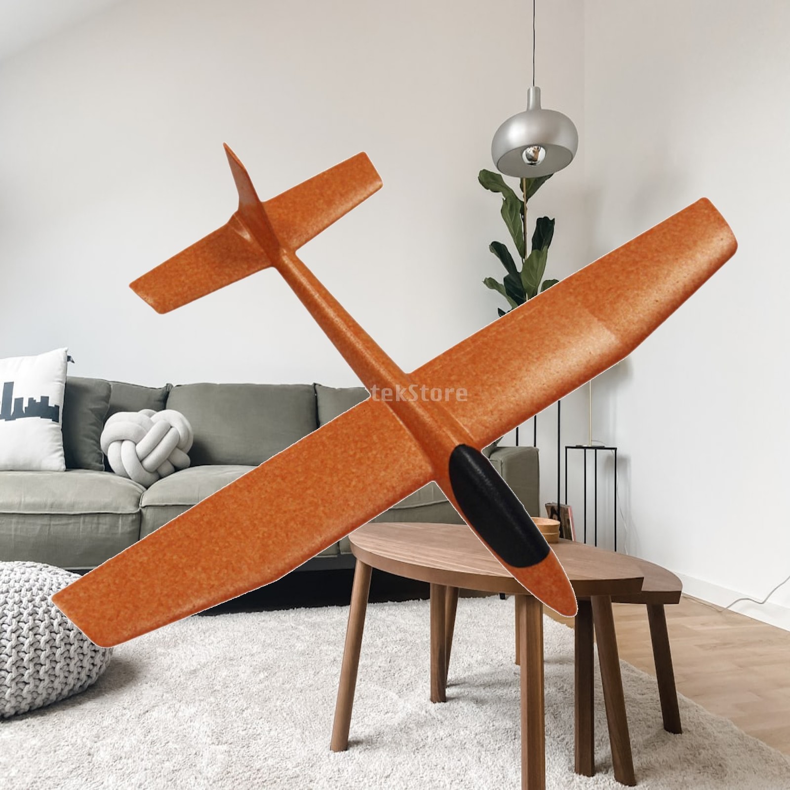 Model Airplane Plastic - Mainan Pesawat Terbang, Pesawat Luncur Tangan,