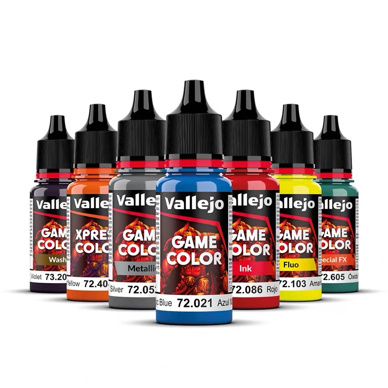 Tamiya Model Paint Set - Cat Akrilik Vallejo 18ml GAME COLOR