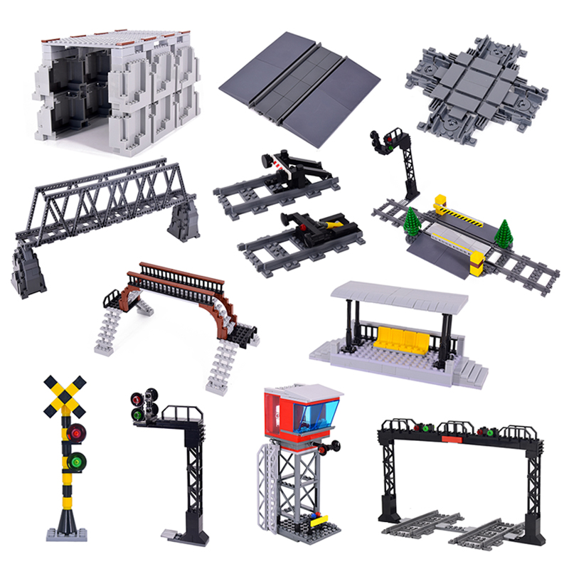 Lego Set Creator - City kereta fleksibel mainan anak-anak kreatif