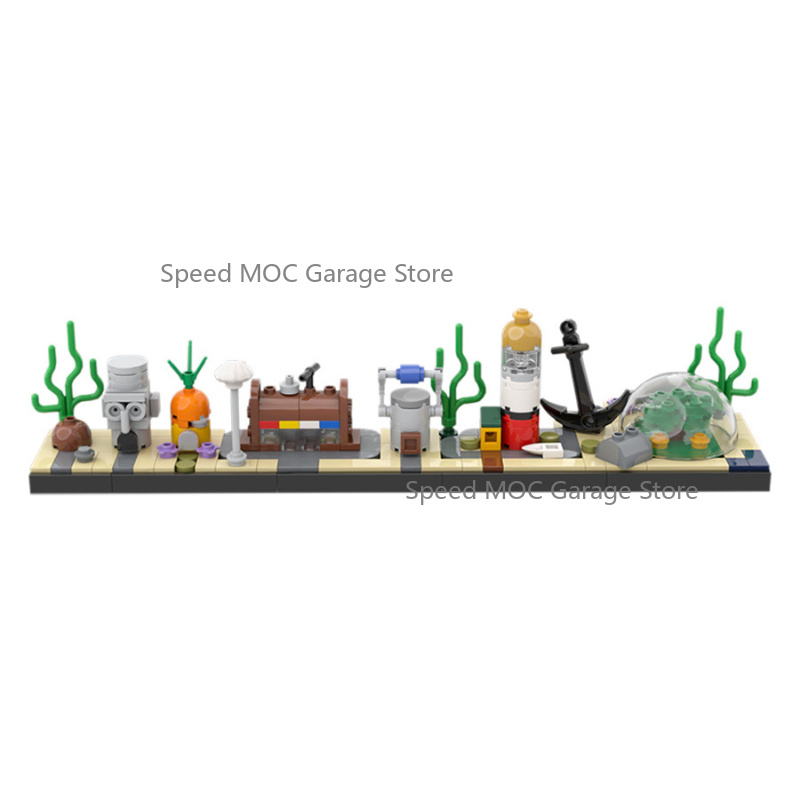 Lego Set Creator - Set MOC Pemandangan Kota Bawah Laut