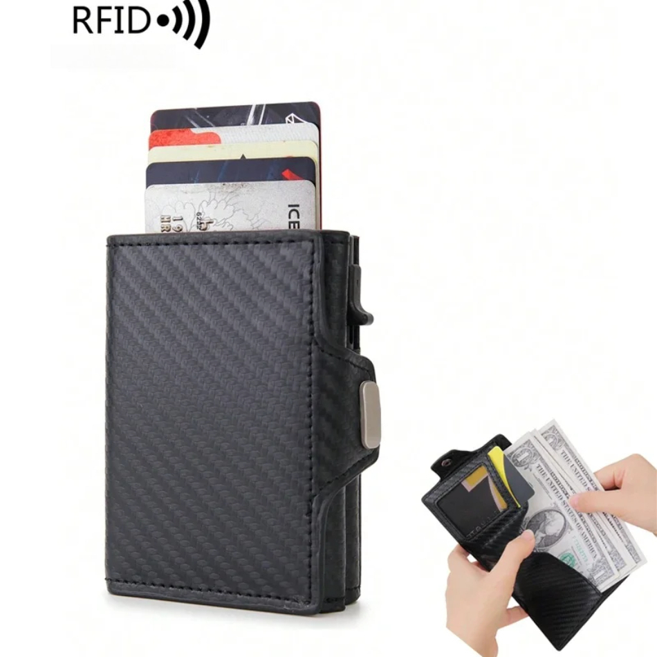 Card Top Loader - Dompet Pop Up Anti RFID untuk