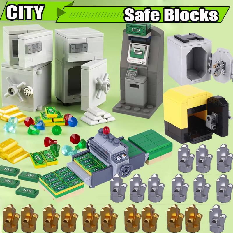 Lego Set Creator - MOC kota Strongbox kotak aman blok