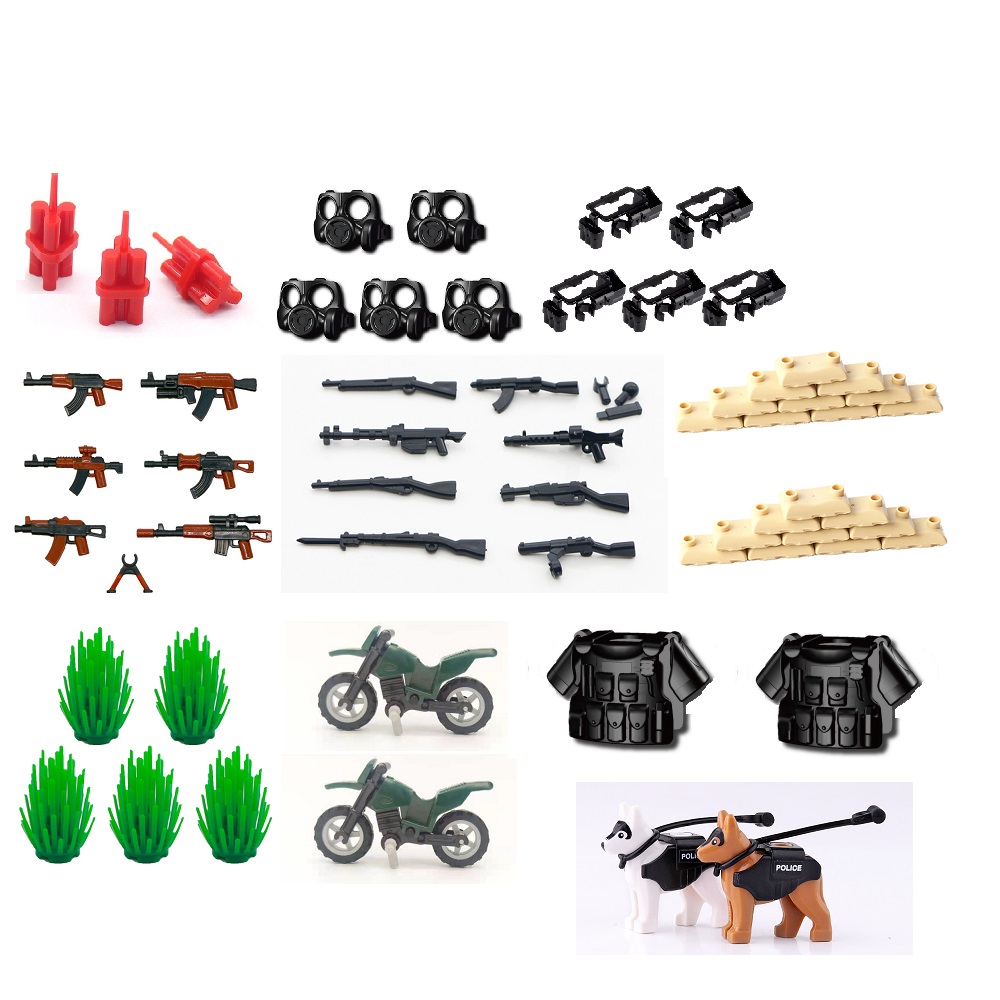 Lego Set City - MOC Senjata Senapan Militer Pasukan Khusus