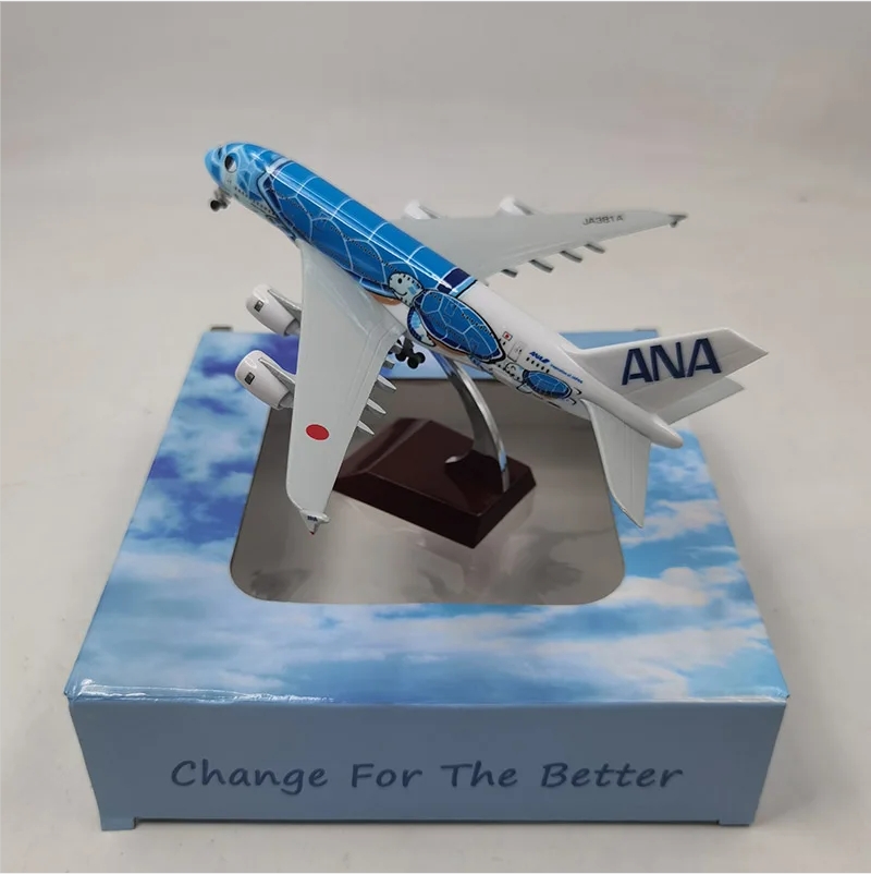 Model Airplane Plastic - 20cm Air Japan ANA Airlines pesawat