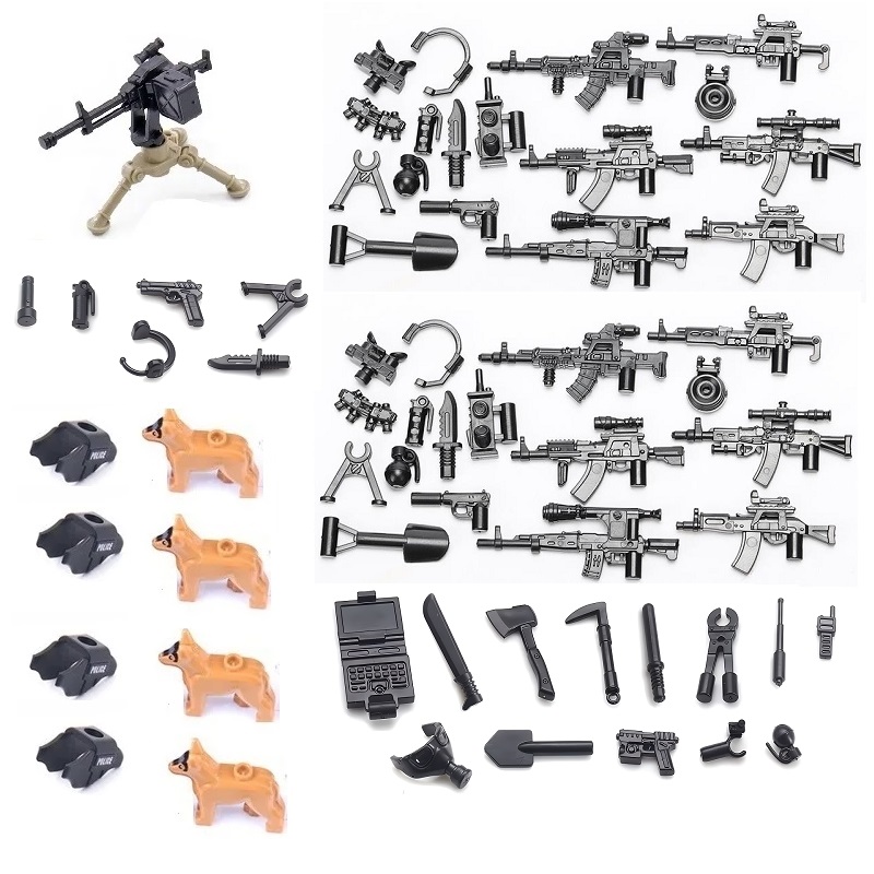 Lego Minifigure Holder - Aksesori Senjata Militer MOC Senjata Tentara