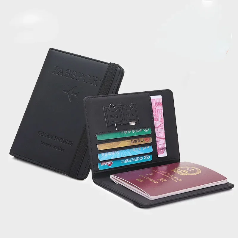 Card Top Loader - Tas dompet pelindung paspor Pria Wanita,