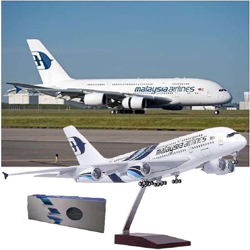 Model Airplane Plastic - Kit Simulasi Resin Die-Cast Model Pesawat
