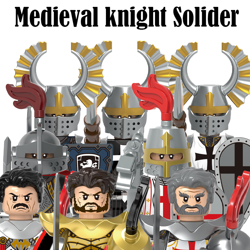 Mainan figur Ksatria Infanteri - Lego Minifigure Holder ulasan dan harga