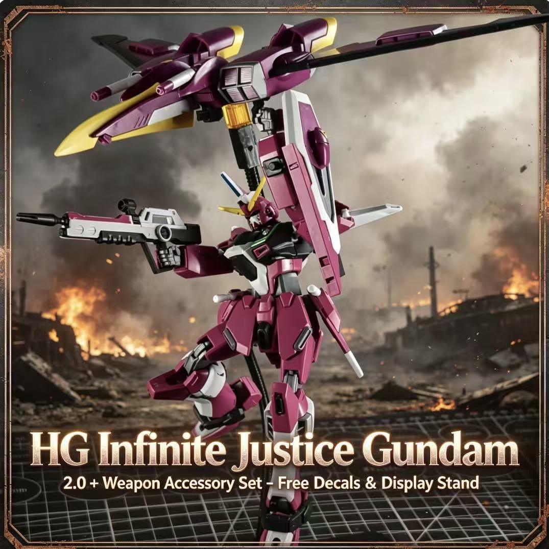 231 HG 1/144 Infinite Justice  - Bandai Model Gundam Hg ulasan dan harga