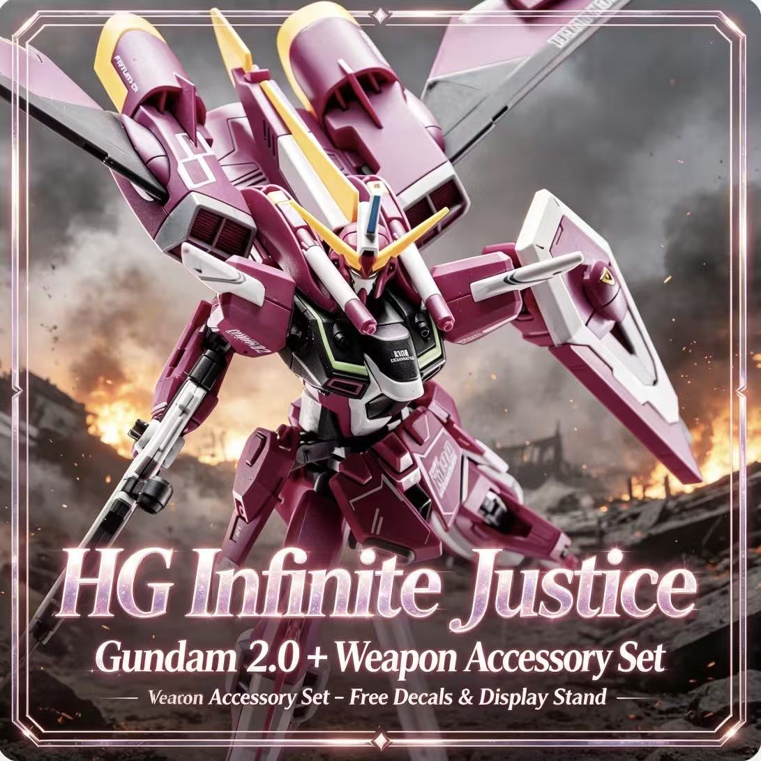 231 HG 1/144 Infinite Justice  - Bandai Model Gundam Hg ulasan dan harga