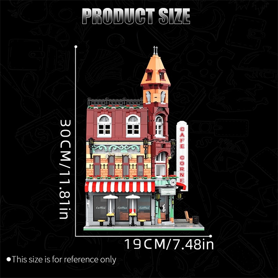 MINI bata pasar Eropa jalan Ca - Lego Set Creator ulasan dan harga