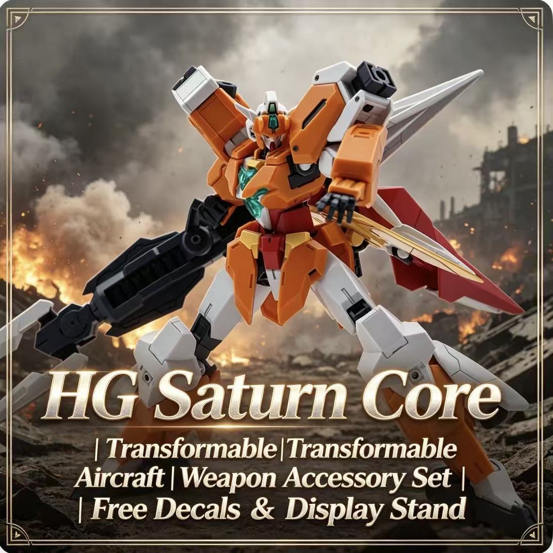 024A HG 1/144 Saturn Core Warr - Bandai Model Gundam Hg ulasan dan harga