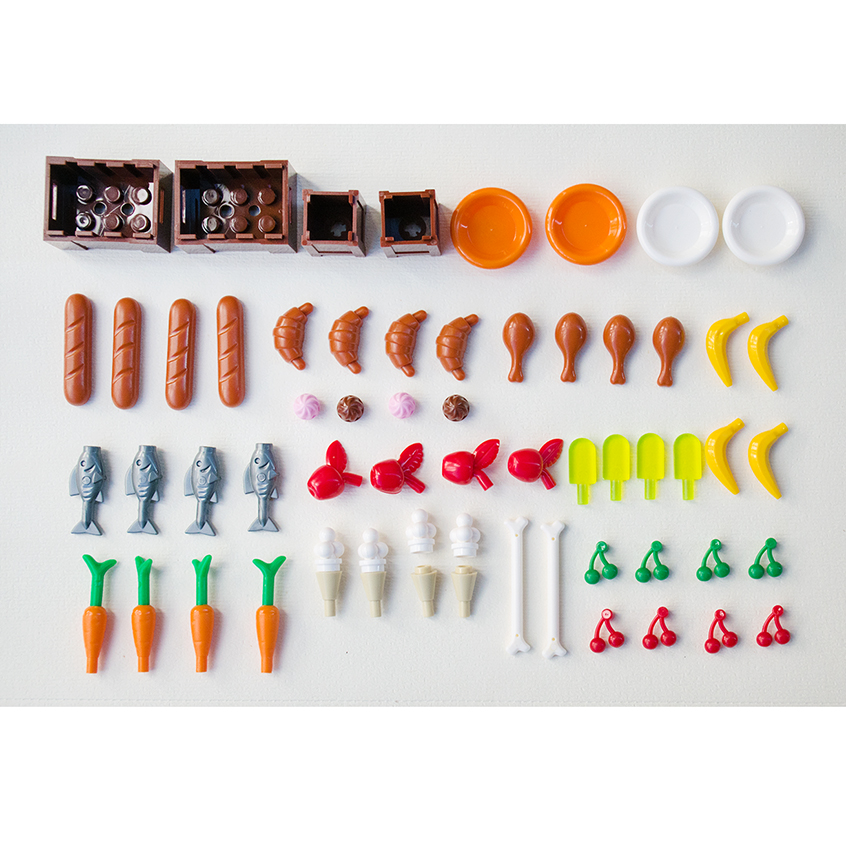 * Paket Bahan Makanan * DIY Ba - Lego Set Creator ulasan dan harga