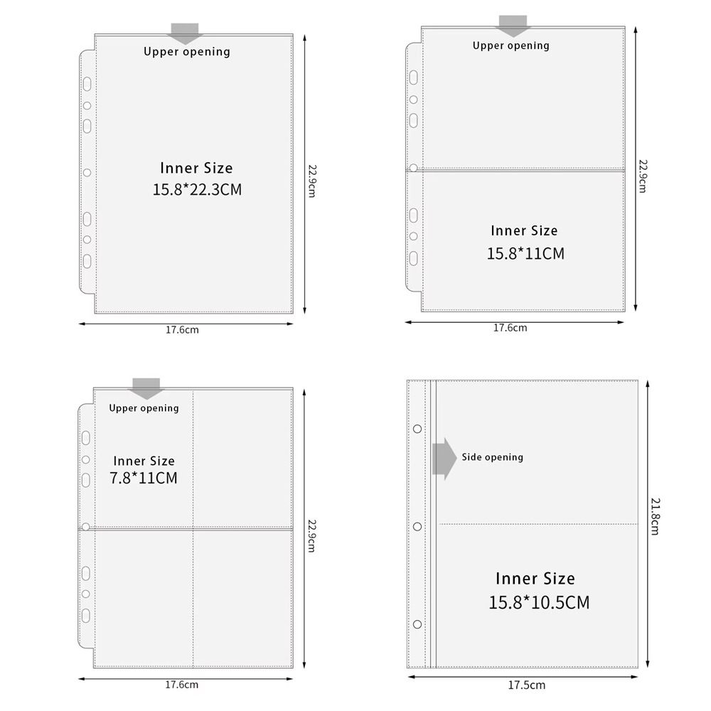 Binder Kartu Halaman Dalam A5, - Card Penny Sleeve ulasan dan harga