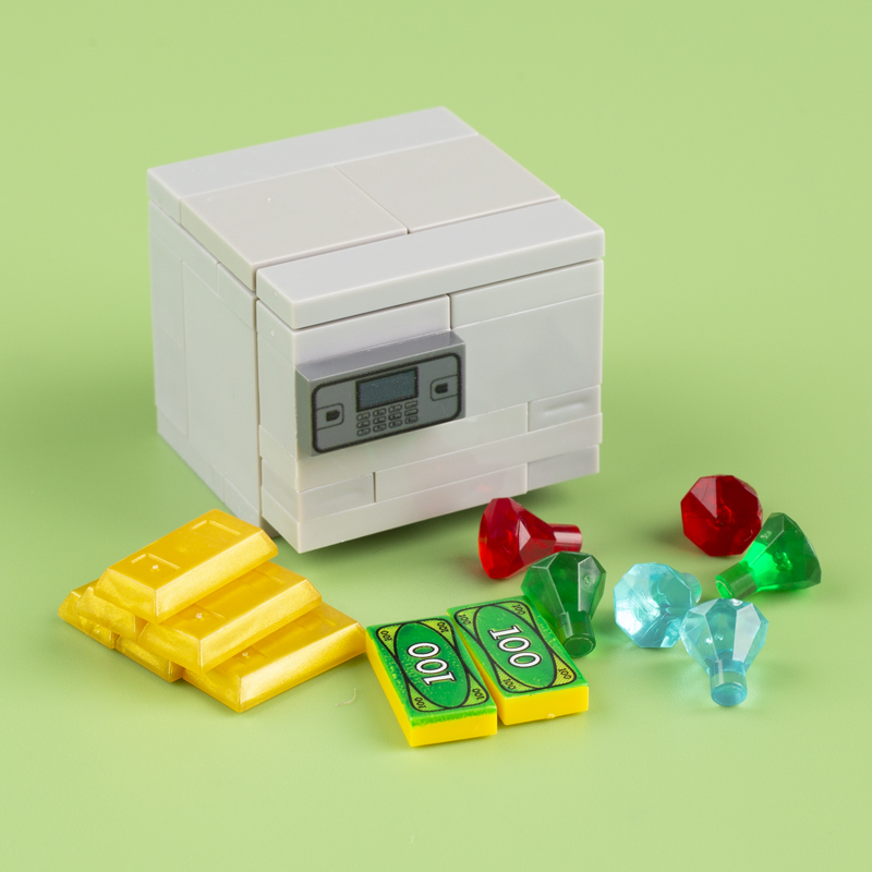 MOC kota Strongbox kotak aman  - Lego Set Creator ulasan dan harga
