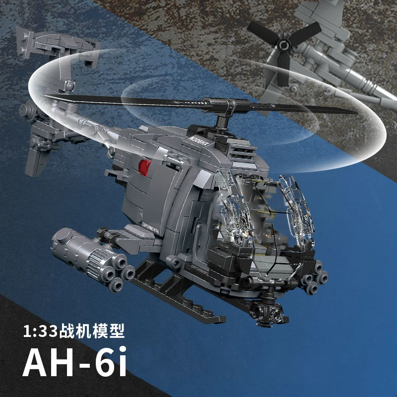 Model Helikopter Tempur AH-6i  - Lego Set Creator ulasan dan harga