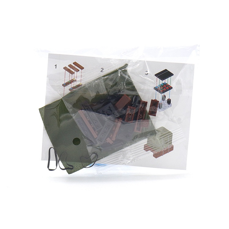 WW2 Set blok bangunan peti jat - Lego Minifigure Holder ulasan dan harga